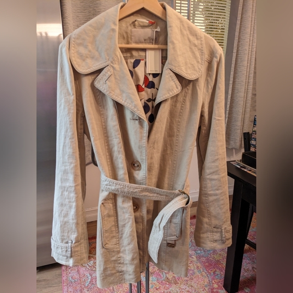 Wilfred Linen Blend Short Trench - Picture 5 of 8